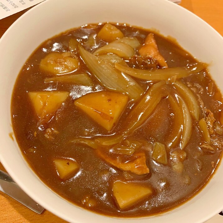 ビーフシチュー(松屋の冷凍牛丼アレンジ)